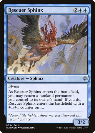 Rescuer Sphinx [War of the Spark] | Spectrum Games