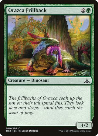 Orazca Frillback [Rivals of Ixalan] | Spectrum Games