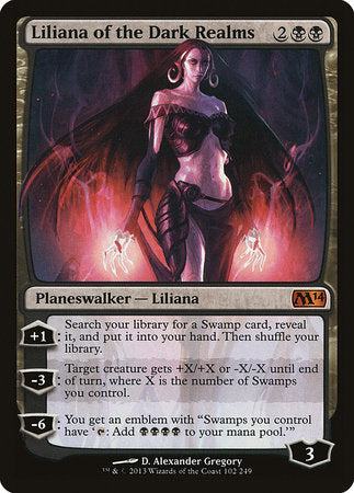 Liliana of the Dark Realms [Magic 2014] | Spectrum Games