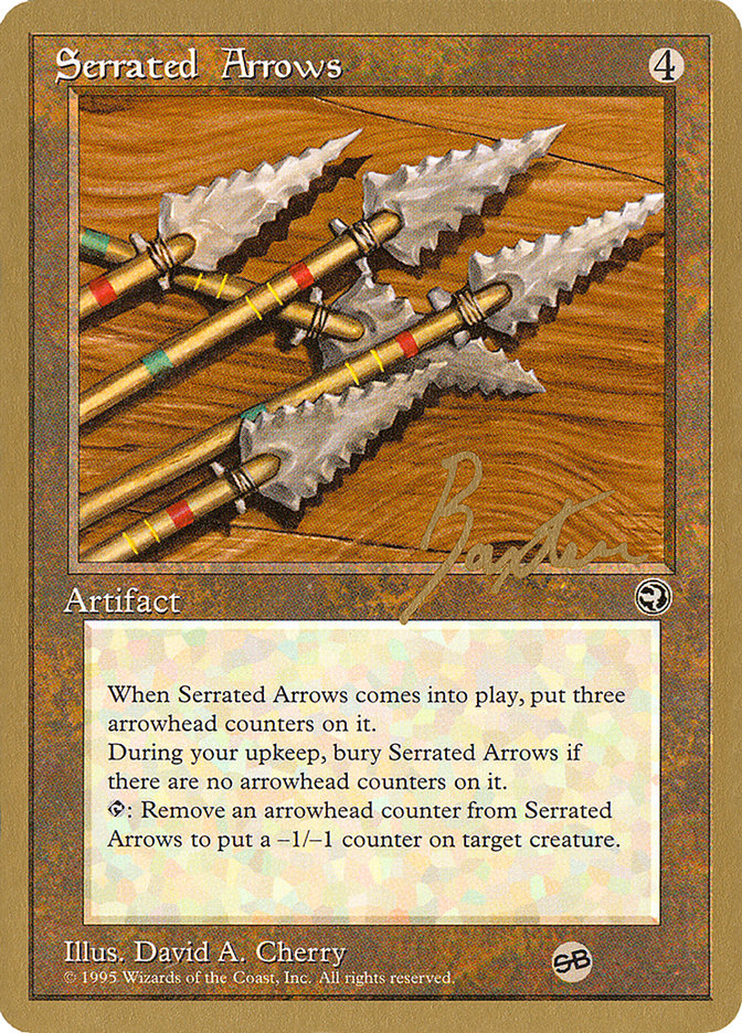 Serrated Arrows (George Baxter) (SB) [Pro Tour Collector Set] | Spectrum Games