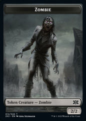 Zombie // Spirit Double-sided Token [Double Masters 2022 Tokens] | Spectrum Games