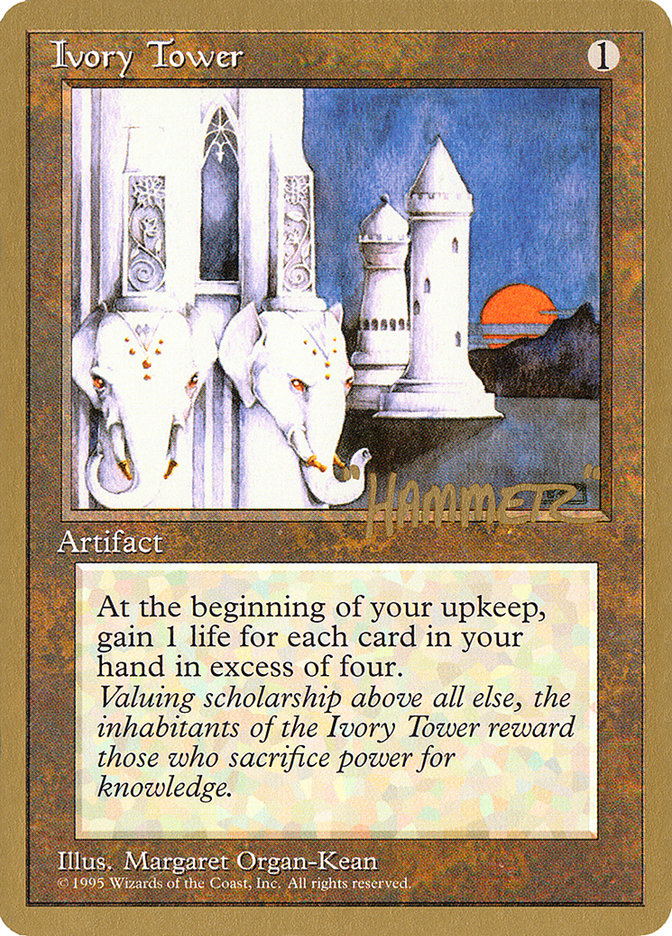 Ivory Tower (Shawn "Hammer" Regnier) [Pro Tour Collector Set] | Spectrum Games