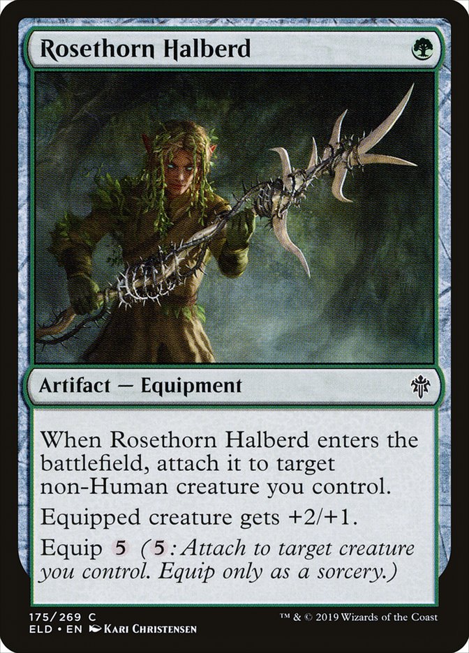 Rosethorn Halberd [Throne of Eldraine] | Spectrum Games