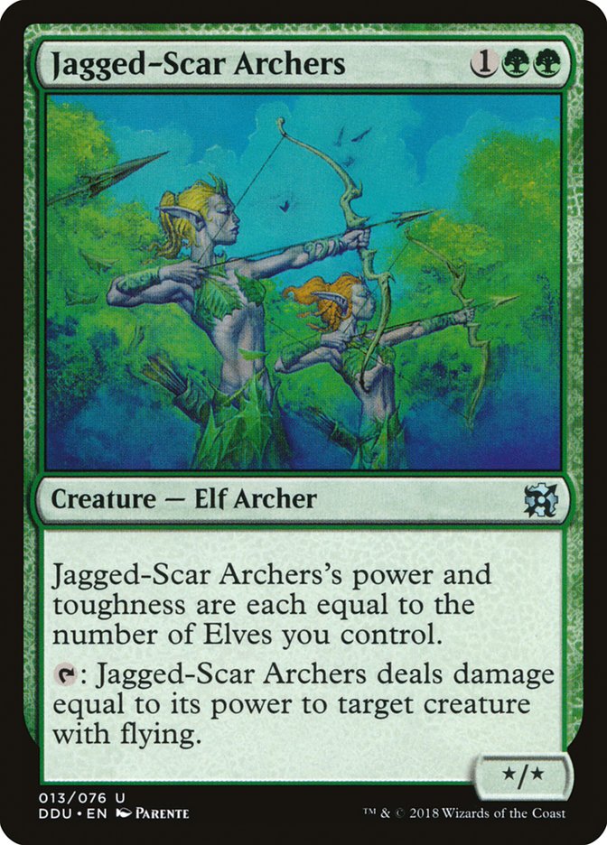 Jagged-Scar Archers [Duel Decks: Elves vs. Inventors] | Spectrum Games