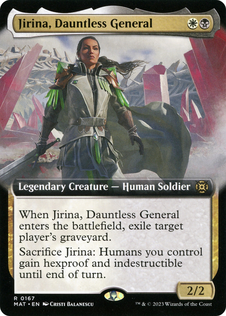 Jirina, Dauntless General (Extended Art) [March of the Machine: The Aftermath] | Spectrum Games