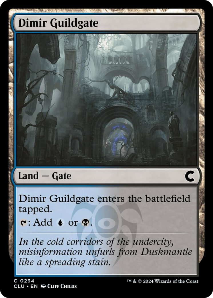 Dimir Guildgate [Ravnica: Clue Edition] | Spectrum Games