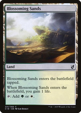 Blossoming Sands [Commander 2019] | Spectrum Games