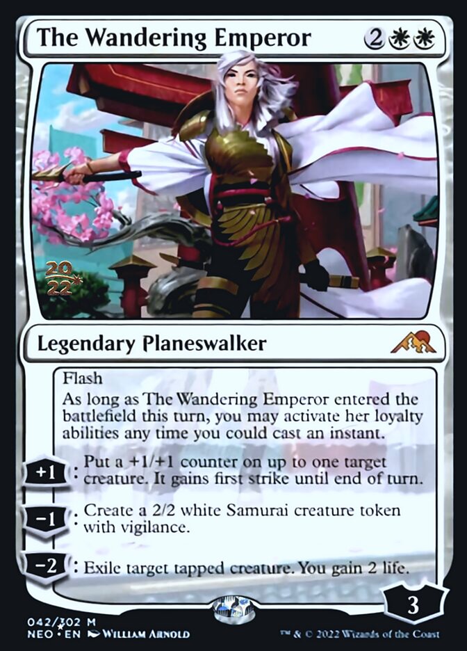 The Wandering Emperor [Kamigawa: Neon Dynasty Prerelease Promos] | Spectrum Games