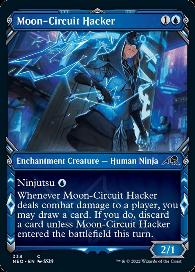 Moon-Circuit Hacker (Showcase Ninja) [Kamigawa: Neon Dynasty] | Spectrum Games