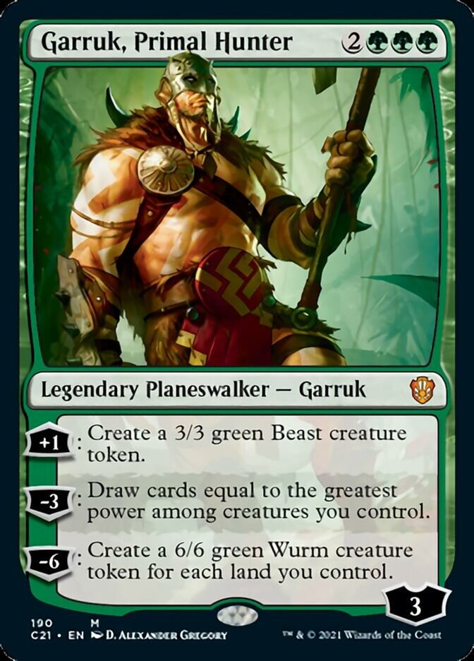 Garruk, Primal Hunter [Commander 2021] | Spectrum Games