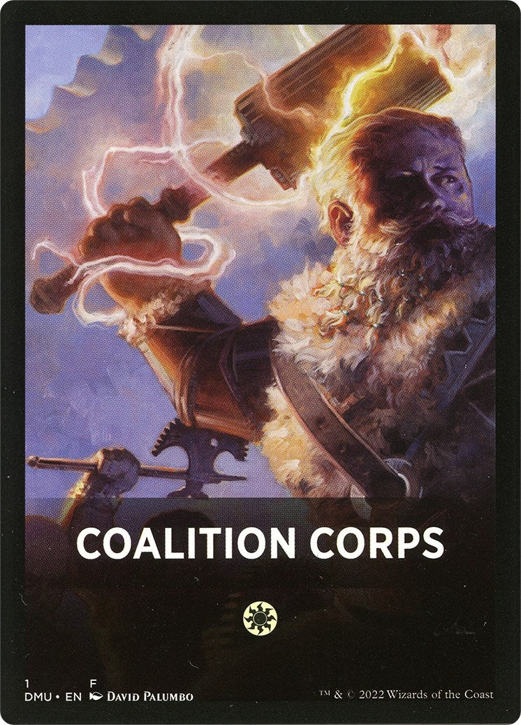 Coalition Corps Theme Card [Dominaria United Tokens] | Spectrum Games