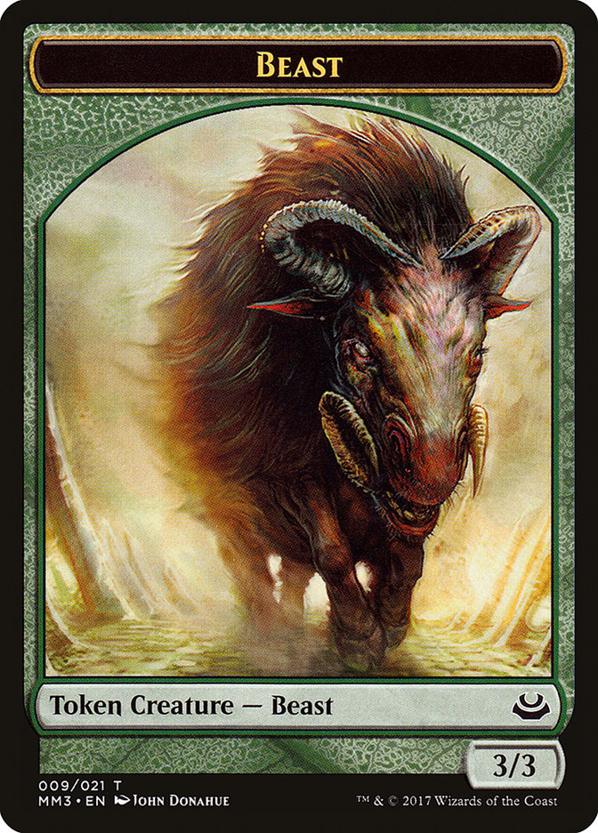 Beast (009/021) [Modern Masters 2017 Tokens] | Spectrum Games