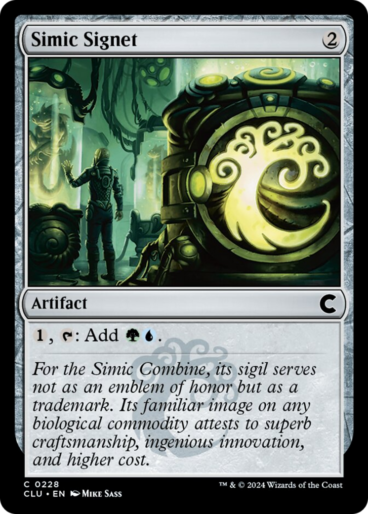 Simic Signet [Ravnica: Clue Edition] | Spectrum Games