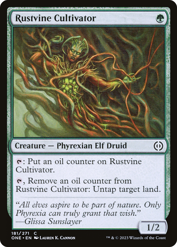 Rustvine Cultivator [Phyrexia: All Will Be One] | Spectrum Games