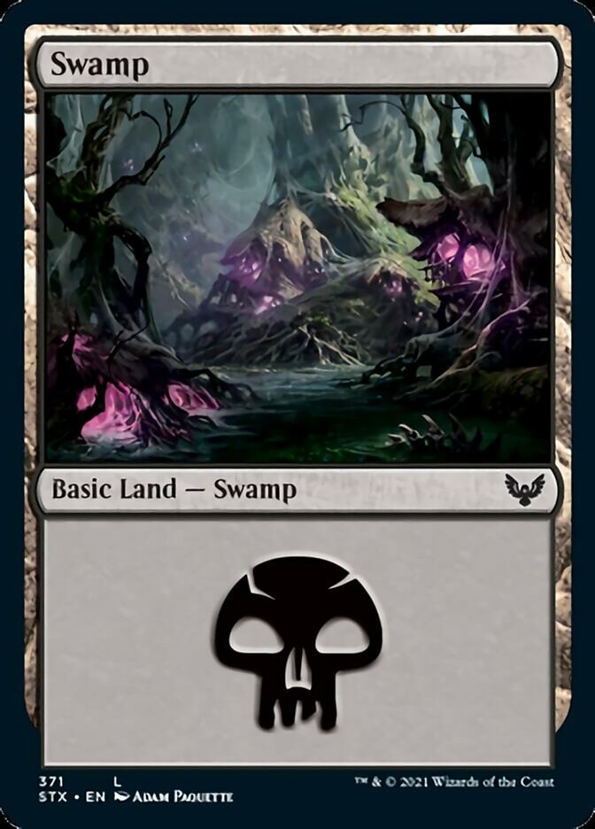 Swamp (#371) [Strixhaven: School of Mages] | Spectrum Games