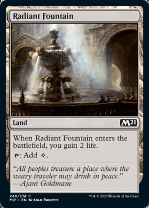 Radiant Fountain [Core Set 2021] | Spectrum Games