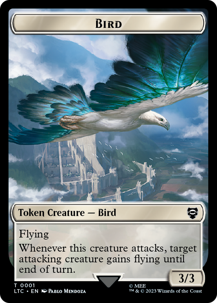 Bird // Food Token [The Lord of the Rings: Tales of Middle-Earth Commander Tokens] | Spectrum Games