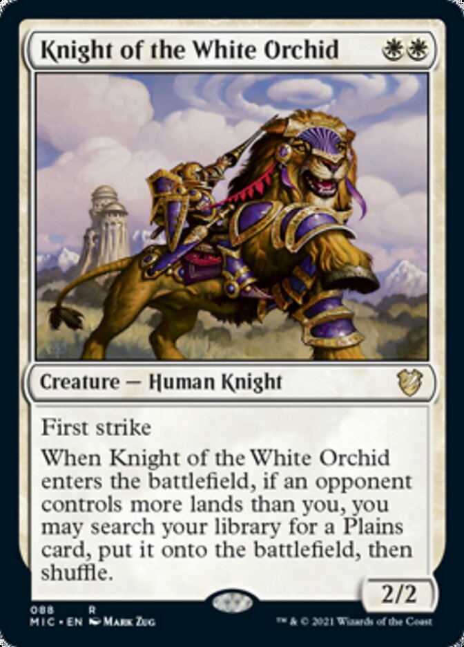 Knight of the White Orchid [Innistrad: Midnight Hunt Commander] | Spectrum Games