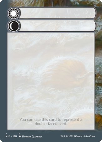 Helper Card (7/9) [Innistrad: Midnight Hunt Tokens] | Spectrum Games