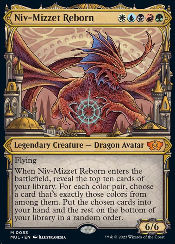 Niv-Mizzet Reborn [Multiverse Legends] | Spectrum Games