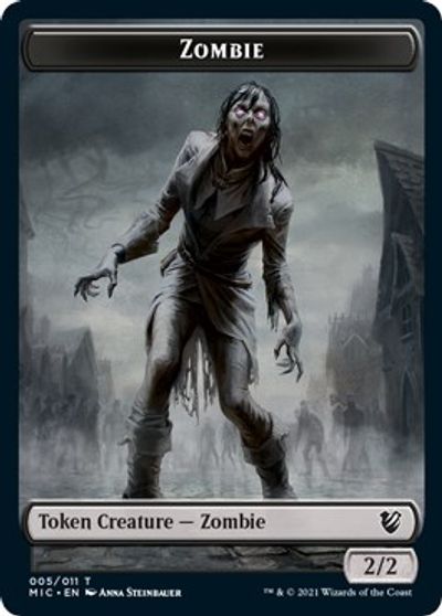 Zombie (005 MIC) // Zombie (005 MID) [Innistrad: Midnight Hunt Commander] | Spectrum Games