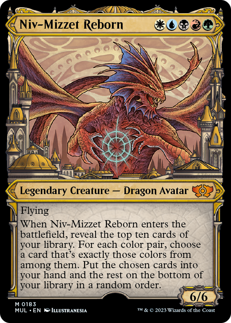 Niv-Mizzet Reborn (Halo Foil) [Multiverse Legends] | Spectrum Games