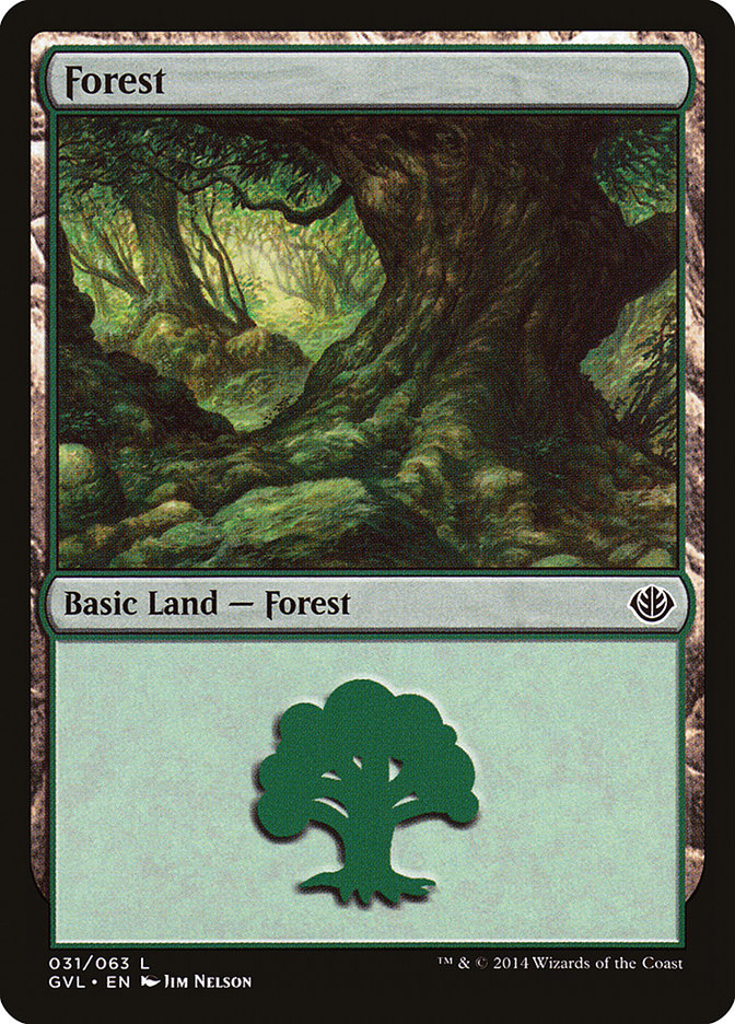 Forest (31) (Garruk vs. Liliana) [Duel Decks Anthology] | Spectrum Games