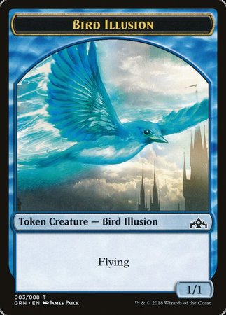 Bird Illusion Token [Guilds of Ravnica Tokens] | Spectrum Games