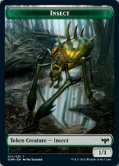 Insect // Treasure Double-sided Token [Innistrad: Crimson Vow Tokens] | Spectrum Games