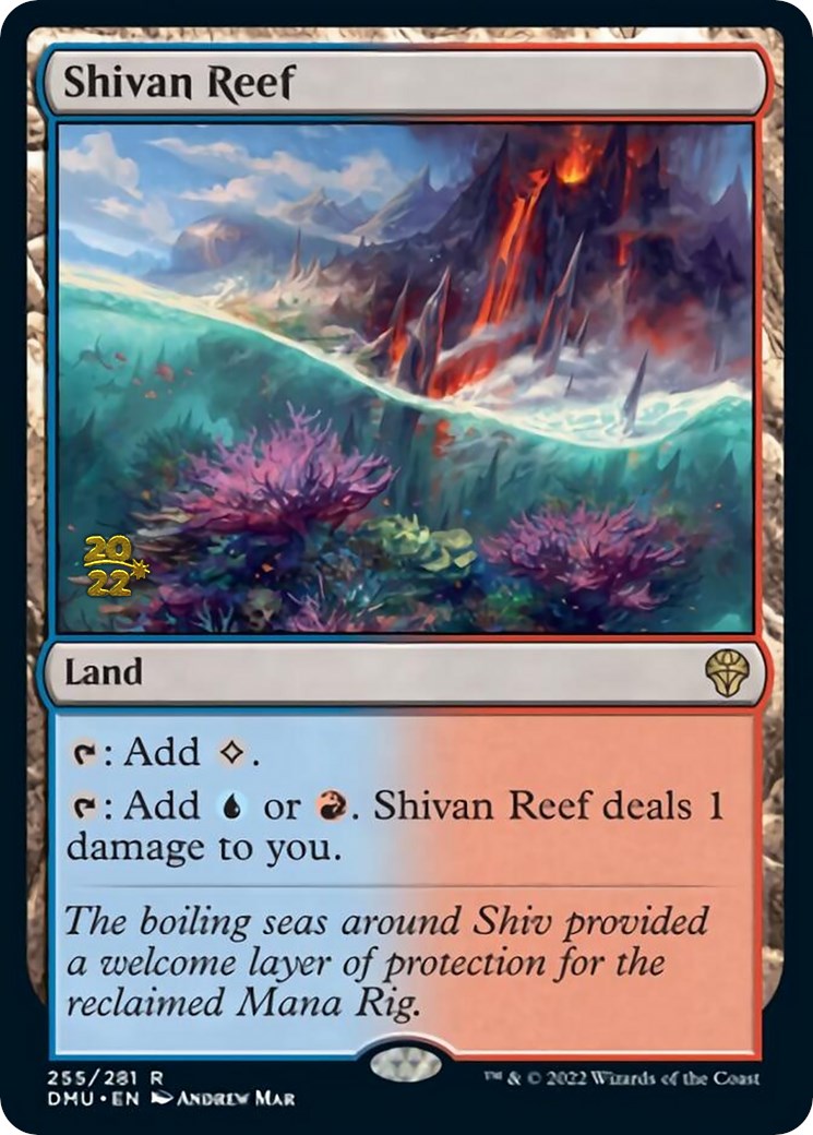 Shivan Reef [Dominaria United Prerelease Promos] | Spectrum Games