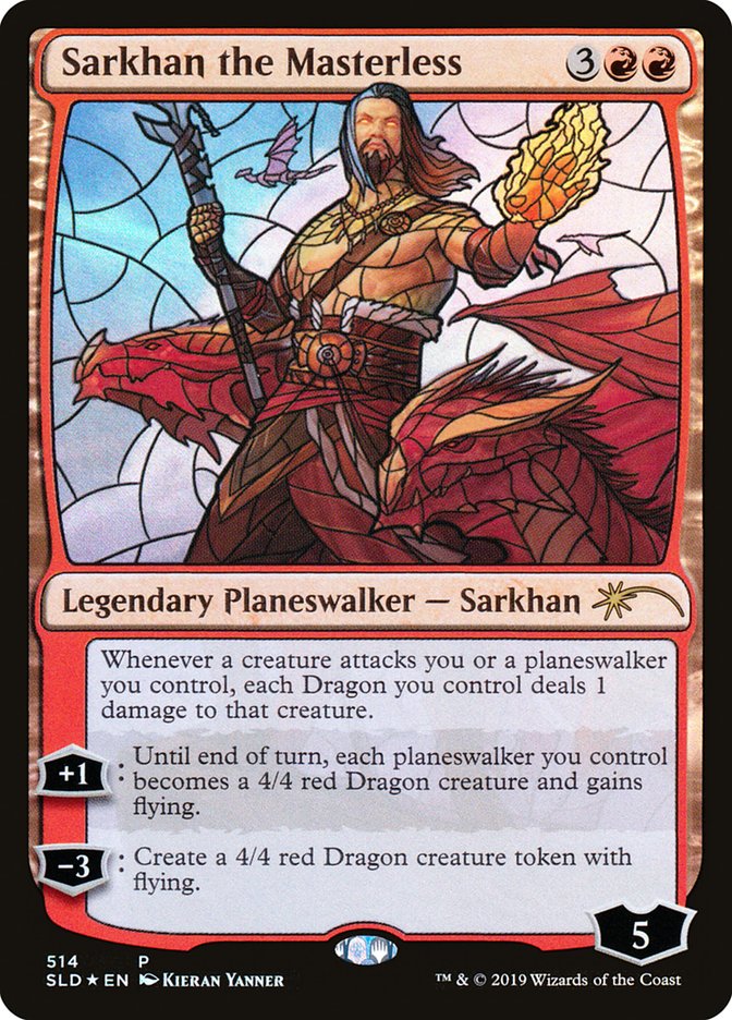 Sarkhan the Masterless (Stained Glass) [Secret Lair Drop Promos] | Spectrum Games