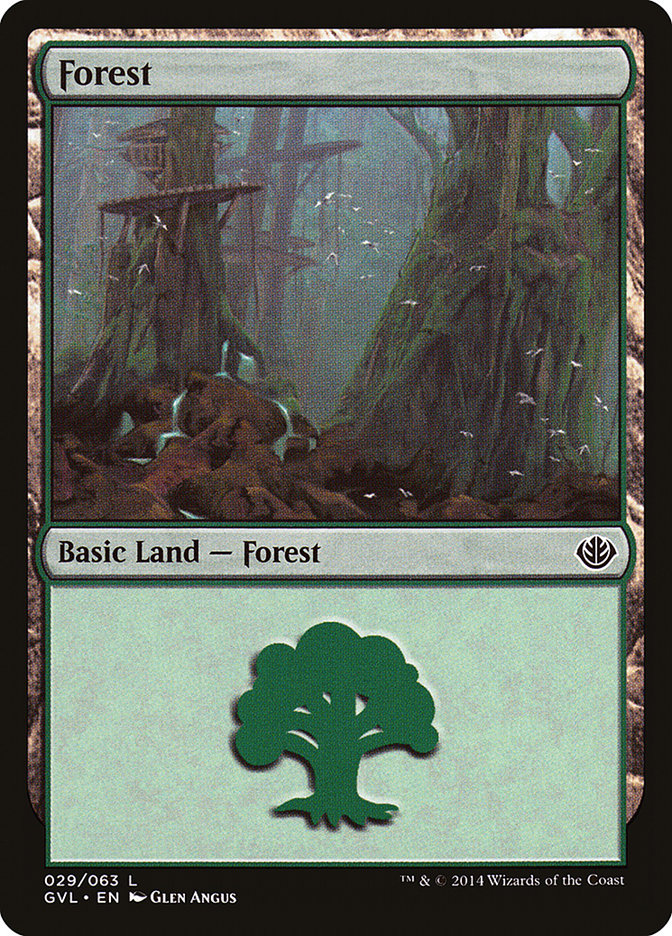 Forest (29) (Garruk vs. Liliana) [Duel Decks Anthology] | Spectrum Games