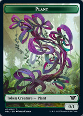 Plant // Treasure Double-sided Token [Kamigawa: Neon Dynasty Commander Tokens] | Spectrum Games
