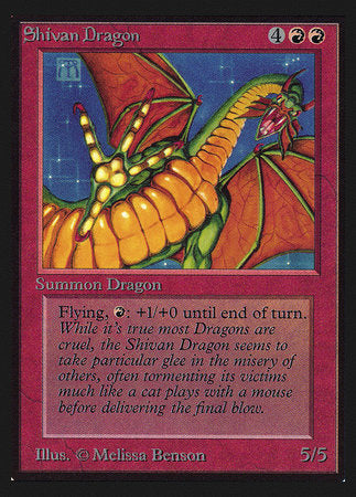 Shivan Dragon (CE) [Collectors’ Edition] | Spectrum Games