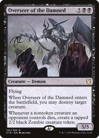 Overseer of the Damned [Commander 2019] | Spectrum Games