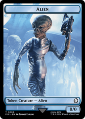 Alien // Clue Double-Sided Token [Fallout Tokens] | Spectrum Games