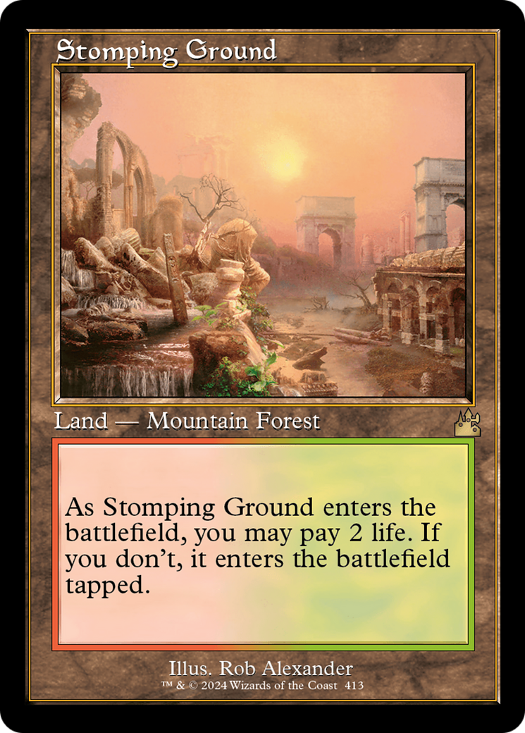 Stomping Ground (Retro) [Ravnica Remastered] | Spectrum Games