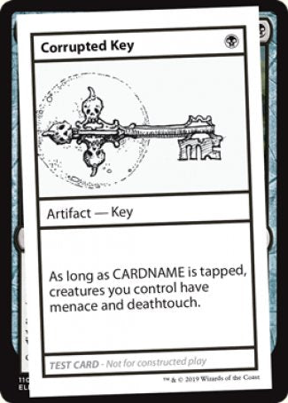 Corrupted Key (2021 Edition) [Mystery Booster Playtest Cards] | Spectrum Games