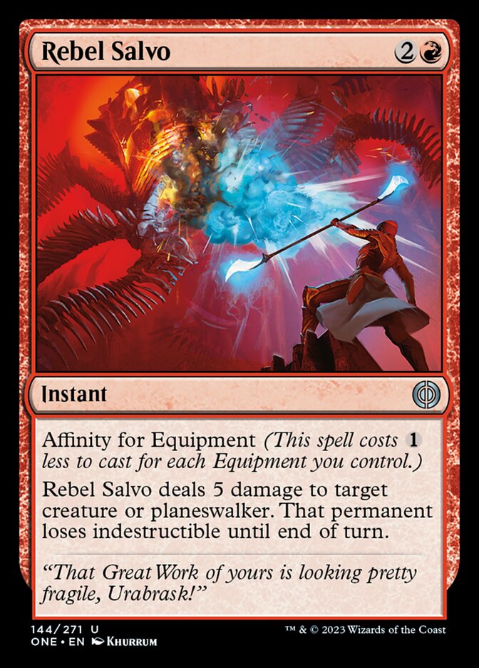 Rebel Salvo [Phyrexia: All Will Be One] | Spectrum Games