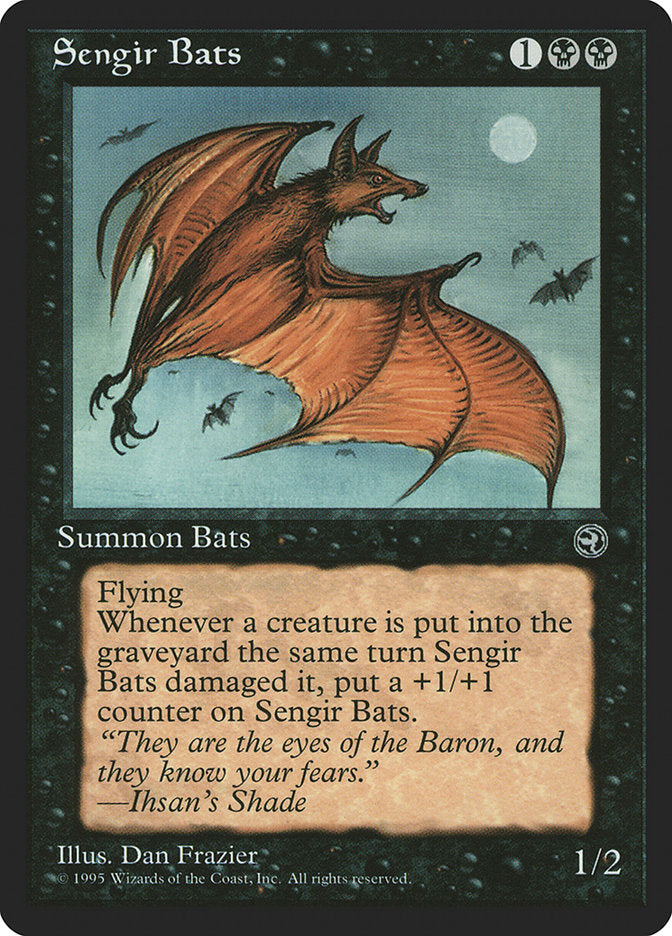 Sengir Bats (Ihsan's Shade Flavor Text) [Homelands] | Spectrum Games