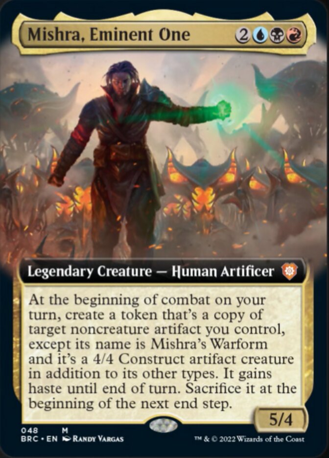 Mishra, Eminent One (Extended Art) [The Brothers' War Commander] | Spectrum Games