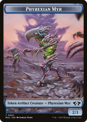 Phyrexian Myr // Phyrexian Hydra (11) Double-Sided Token [March of the Machine Tokens] | Spectrum Games