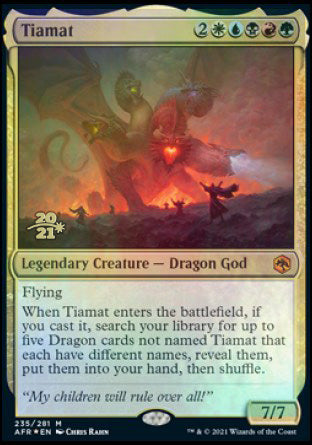 Tiamat [Dungeons & Dragons: Adventures in the Forgotten Realms Prerelease Promos] | Spectrum Games