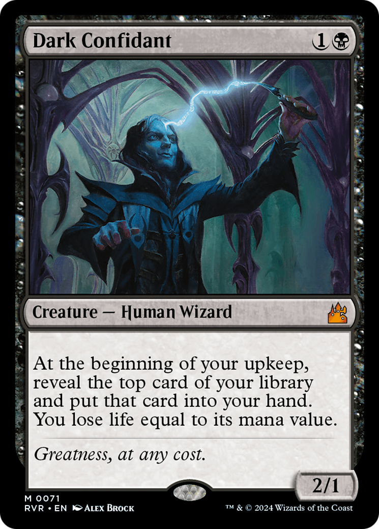 Dark Confidant [Ravnica Remastered] | Spectrum Games