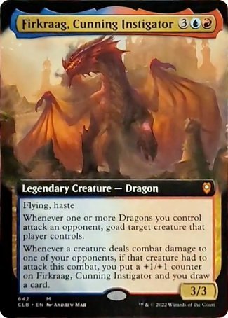 Firkraag, Cunning Instigator (Extended Art) [Commander Legends: Battle for Baldur's Gate] | Spectrum Games