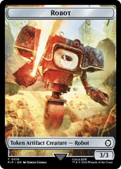 Junk // Robot Double-Sided Token [Fallout Tokens] | Spectrum Games