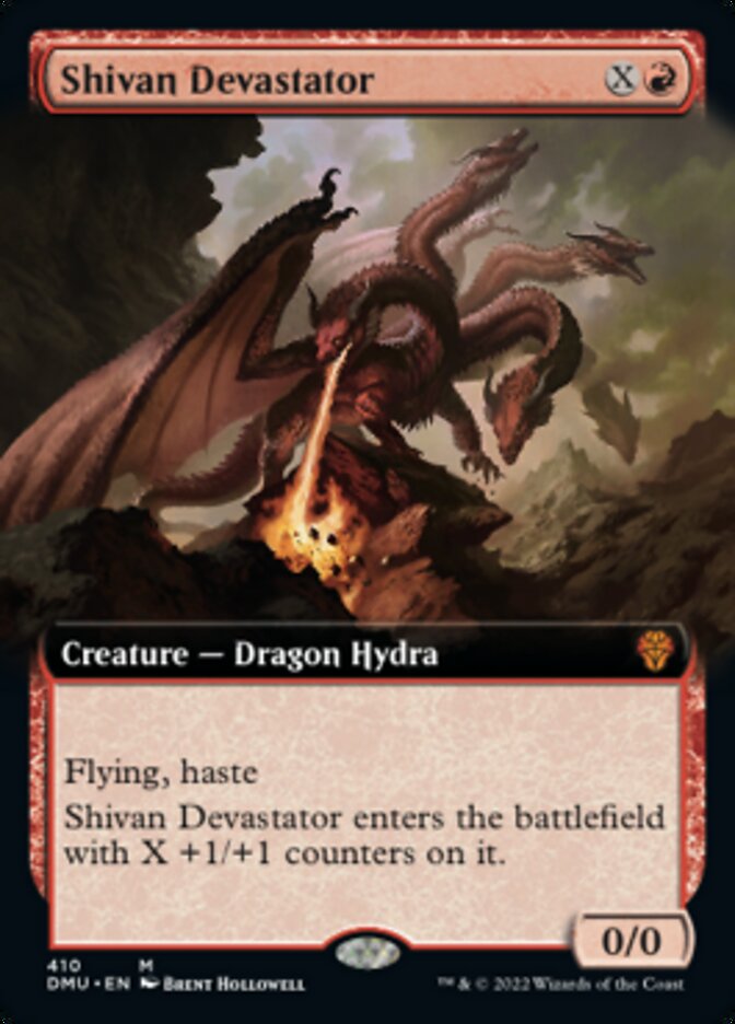 Shivan Devastator (Extended Art) [Dominaria United] | Spectrum Games