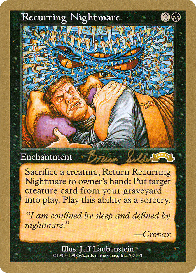 Recurring Nightmare (Brian Selden) [World Championship Decks 1998] | Spectrum Games