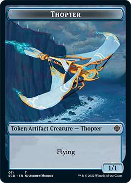 Pegasus // Thopter Double-Sided Token [Starter Commander Decks] | Spectrum Games