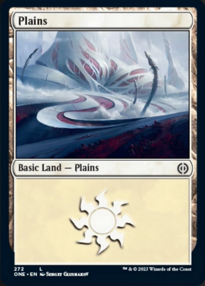 Plains (272) [Phyrexia: All Will Be One] | Spectrum Games